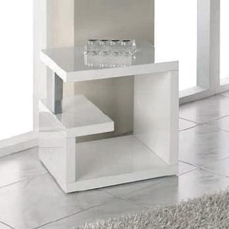 Modern-White-High-Gloss-Side-Table-With-Metal-Detailing