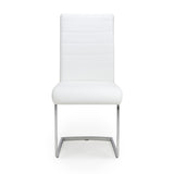 Modern-White-Leather-Cantilever-Dining-Chair-Horizontal-Stitching-Metal-Legs-Set-of-2