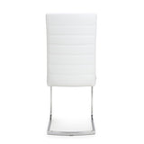 Modern-White-Leather-Cantilever-Dining-Chair-Horizontal-Stitching-Metal-Legs-Set-of-2