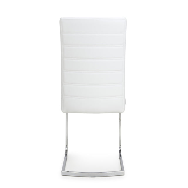 Modern-White-Leather-Cantilever-Dining-Chair-Horizontal-Stitching-Metal-Legs