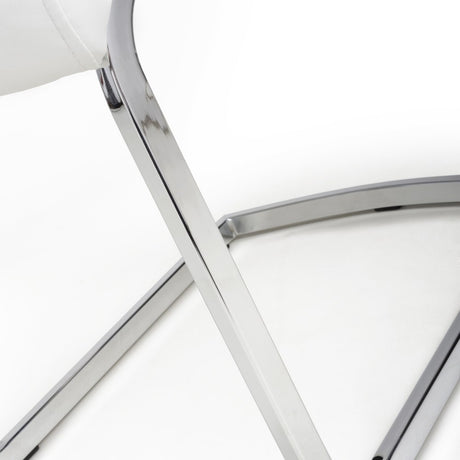 Modern-White-Leather-Cantilever-Dining-Chair-Horizontal-Stitching-Metal-Legs-Set-of-2