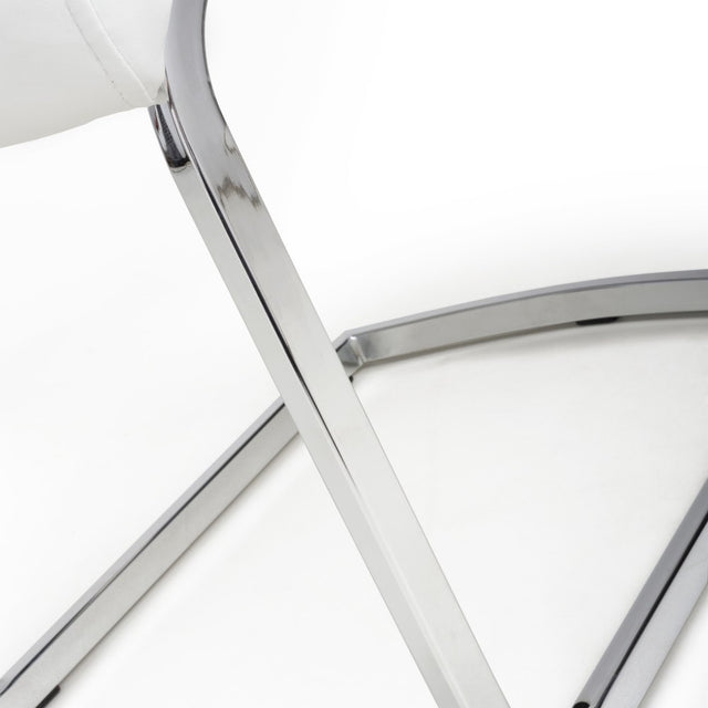 Modern-White-Leather-Cantilever-Dining-Chair-Horizontal-Stitching-Metal-Legs