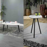 Modern-White-Marble-Coffee-Table-_-Side-Table-Set-Black-Metal-Legs