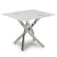 Aurelia Modern White Marble Side Table