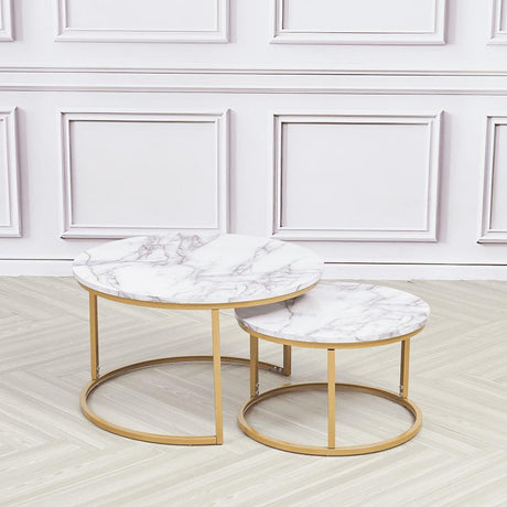 Modern-White-Marble-Round-Nesting-Coffee-Table-Gold-Base-80cm_60cm