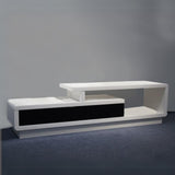 Avery Modern White High Gloss TV Stand With Storage