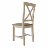 Modern-White-Wood-Dining-Chair-With-Fabric-Seat-Set-of-2