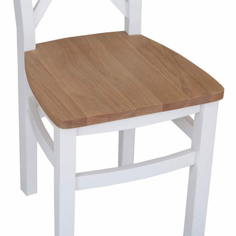 Modern-White-Wood-Dining-Chair-With-Oak-Seat-Set-of-2