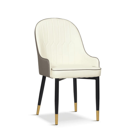 Modern-White-_-Grey-Leather-Dining-Chairs-Black-Metal-Legs-Gold-Tips