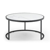 Modern-White-and-Grey-Marble-Sintered-Stone-Nesting-Round-Coffee-Tables