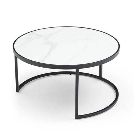 Modern-White-and-Grey-Marble-Sintered-Stone-Nesting-Round-Coffee-Tables