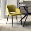 Modern-Yellow-Velvet-Open-Back-Dining-Chair-Black-Metal-Legs-Set-of-2