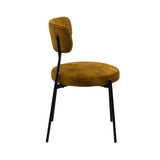 Modern-Yellow-Velvet-Stackable-Dining-Chair-Black-Metal-Legs-Set-of-2