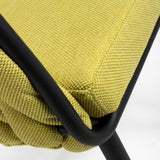 Modern-Yellow-Weave-Braided-Dining-Chair-Black-Metal-Legs-Set-of-2