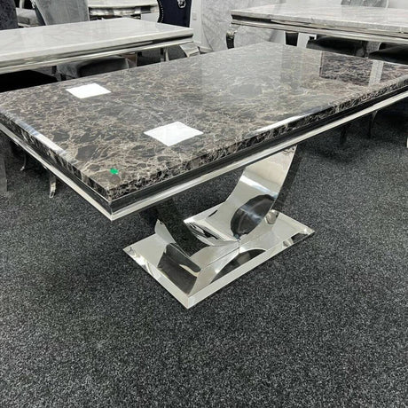 Modern-black-marble-dining-table-rectangular-marble-top-stainless-steel-base