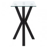 Modern-clear-tempered-glass-hallway-console-table-with-metal-legs