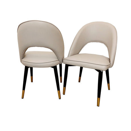 Modern-cream-leather-chairs-metal-legs-with-open-back