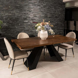 Modern-cream-leather-dining-chairs-metal-legs