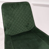 Modern-green-plush-velvet-dining-chairs-metal-legs