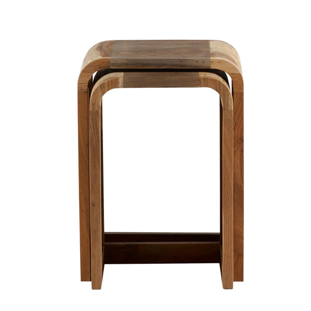 Natural-Hard-Wood-Small-Nesting-Side-Tables