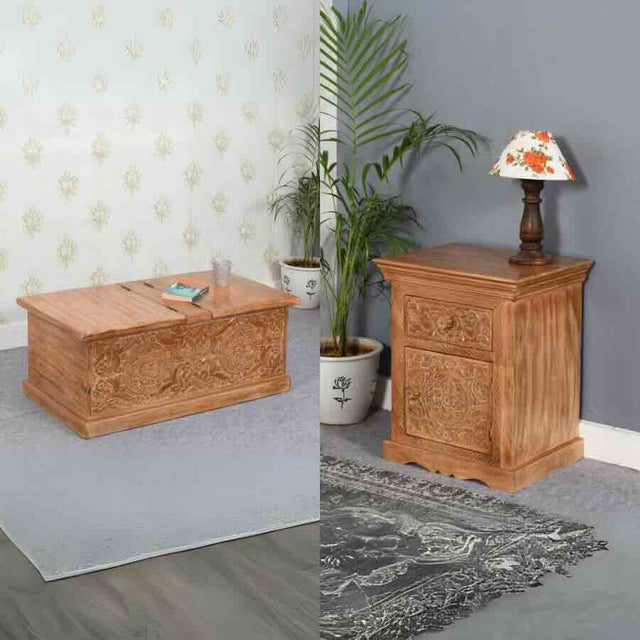 Natural-Mango-Wood-Matching-Engraved-Coffee-Table-_-Side-Table-Set-With-Storage