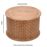 Natural-Mango-Wood-Round-Coffee-Table-With-Engraving-70cm