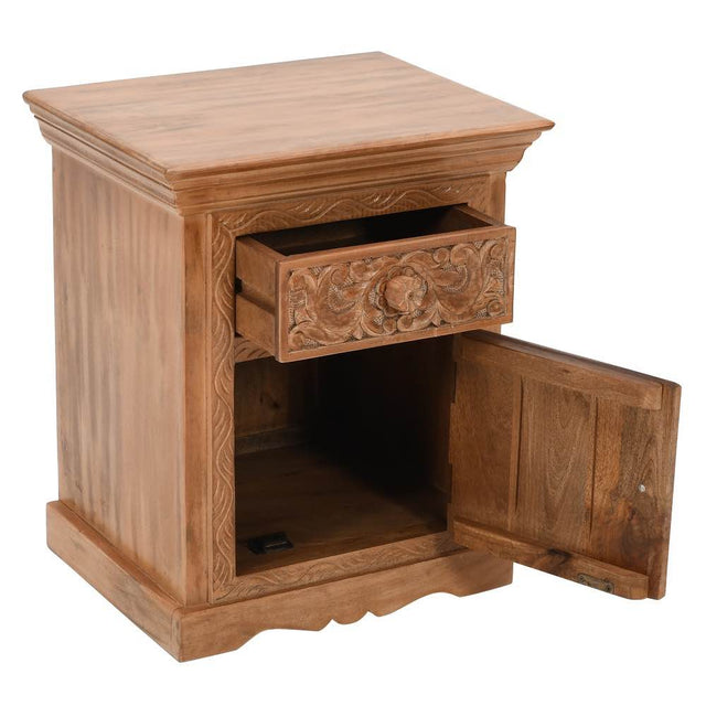 Natural-Mango-Wood-Side-Table-With-Storage-Wood-Engraving-60cm