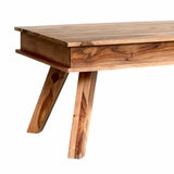 Natural-Sheesham-Dark-Wood-Coffee-Table-Wood-Legs-110cm