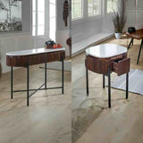 Retro-Fluted-Mango-Wood-_-White-Marble-Top-Matching-Console-Table-_-Side-Table-Set-Metal-Legs-With-Drawers