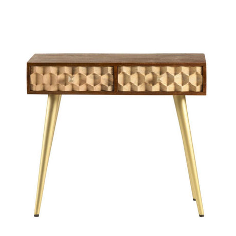 Retro-Natural-Wood-Console-Table-With-Drawers-_-Gold-Metal-Legs-90cm