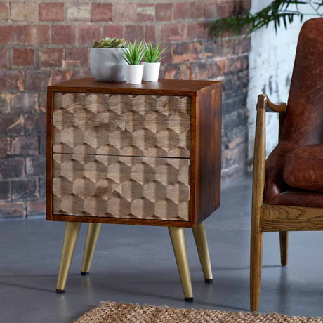 Retro-Natural-Wood-Side-Table-With-Drawers-_-Gold-Metal-Legs