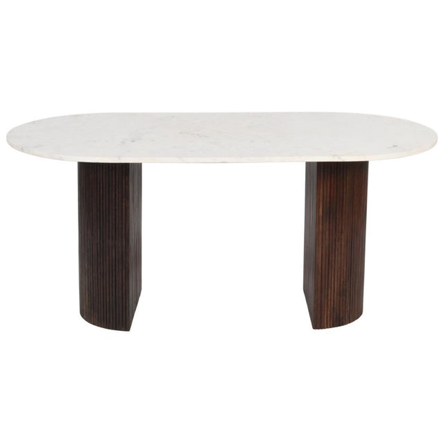 Retro-Oval-White-Marble-Top-Dining-Table-With-Fluted-Mango-Wood-Base-170cm