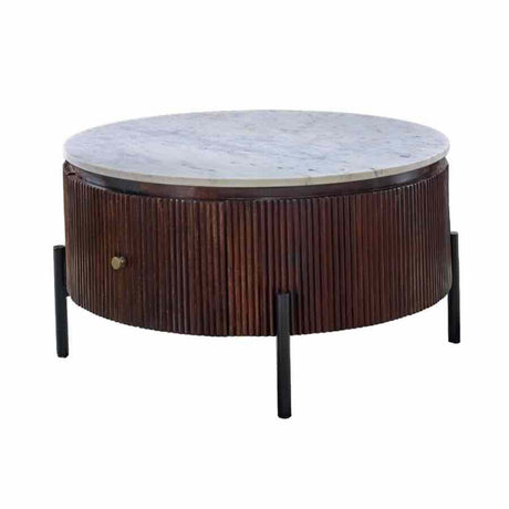 Retro-Round-Fluted-Mango-Wood-_-Marble-Top-Coffee-Table-Metal-Legs-With-Drawer-80cm