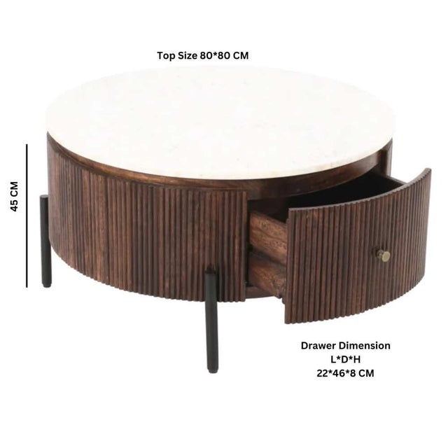 Retro-Round-Fluted-Mango-Wood-_-Marble-Top-Coffee-Table-Metal-Legs-With-Drawer-80cm