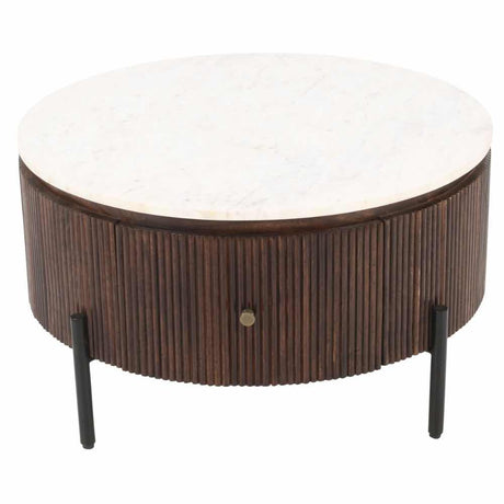 Retro-Round-Fluted-Mango-Wood-_-Marble-Top-Coffee-Table-Metal-Legs-With-Drawer-80cm