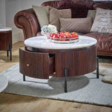 Retro-Round-Fluted-Mango-Wood-_-Marble-Top-Coffee-Table-Metal-Legs-With-Drawer-80cm