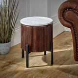 Retro-Round-Fluted-Mango-Wood-_-Marble-Top-Side-Table-Metal-Legs-35cm