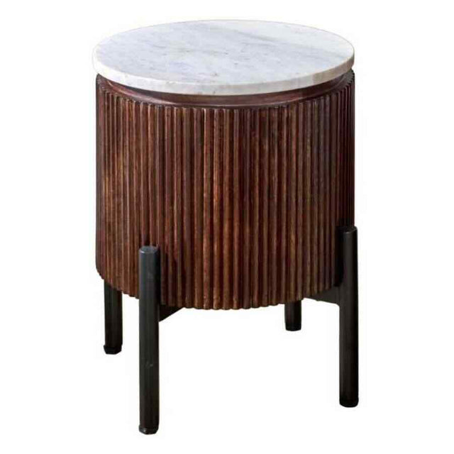 Retro-Round-Fluted-Mango-Wood-_-Marble-Top-Side-Table-Metal-Legs-35cm