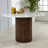 Retro-Round-Fluted-Mango-Wood-_-White-Marble-Top-Dining-Table-Pedestal-Base-120cm