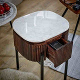 Retro-Square-Fluted-Mango-Wood-_-White-Marble-Top-Side-Table-Metal-Legs-With-Drawer-45cm