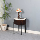 Retro-Square-Fluted-Mango-Wood-_-White-Marble-Top-Side-Table-Metal-Legs-With-Drawer-45cm