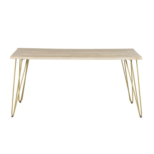 Retro-vintage-natural-wood-rectangular-dining-table-gold-inlay-_-legs-160cm