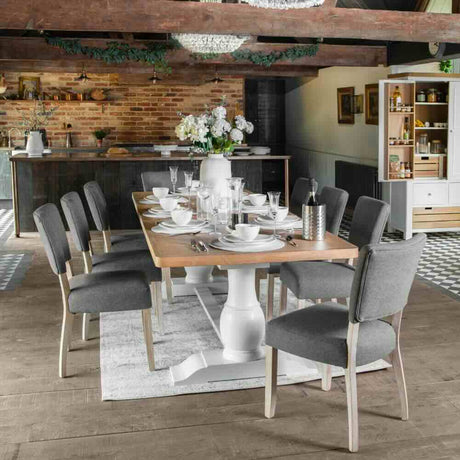 Rustic-10-Seater-Oak-Wood-Extending-Dining-Table-With-White-Legs-220cm-270cm