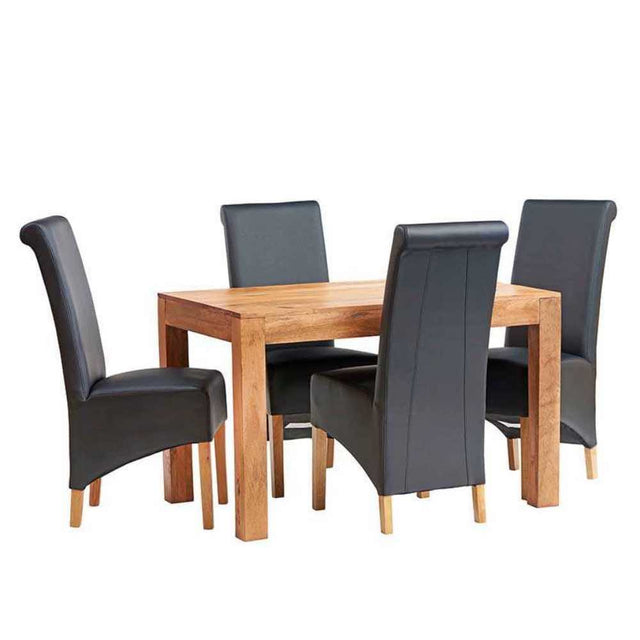 Rustic-6-Seater-Rectangular-Solid-Mango-Wood-Dining-Table-120cm