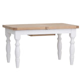 Rustic-8-Seater-Oak-Wood-Extending-Dining-Table-With-White-Legs-130cm-180cm