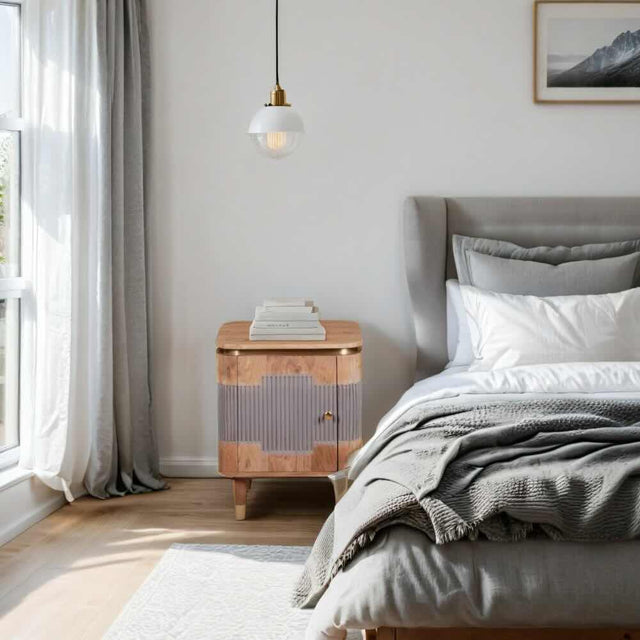 Rustic-Acacia-Wood-Bedside-Table-With-Storage