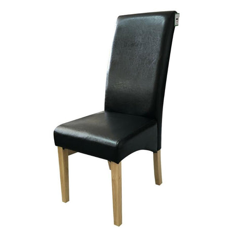 Rustic-Black-Faux-Leather-Dining-Chair-With-Natural-Oak-Wood-Legs-Set-of-2