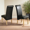 Rustic-Black-Faux-Leather-Dining-Chair-With-Natural-Oak-Wood-Legs-Set-of-2