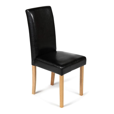 Rustic-Black-Faux-Leather-Simple-Dining-Chair-With-Ash-Wood-Legs-Set-of-2