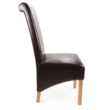 Rustic-Brown-Faux-Leather-High-Back-Dining-Chair-With-Scroll-Back-_-Rubberwood-Legs-Set-of-2